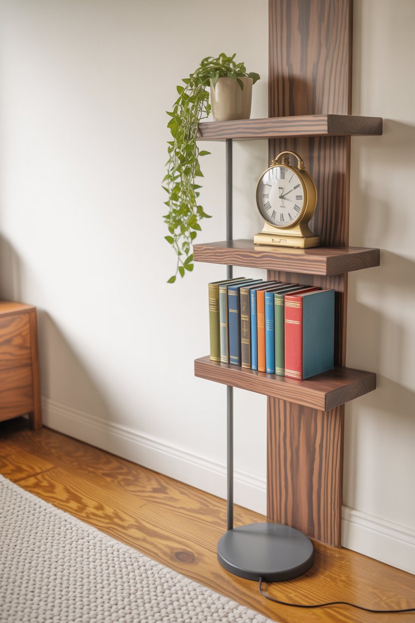 6. Repurposing the Base as a Decorative Book Stack Holder