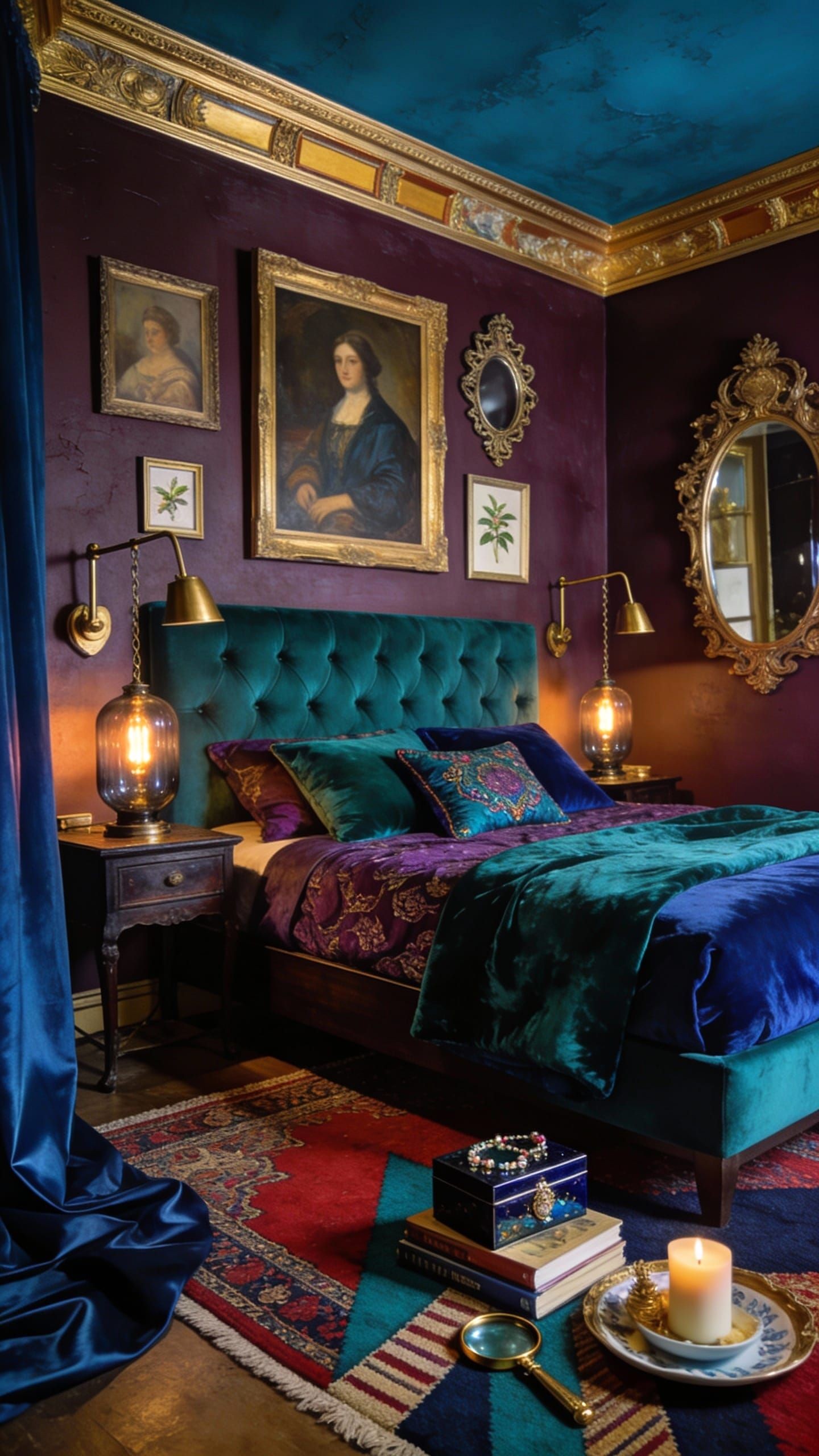 Sheer Flowing Bed Canopy