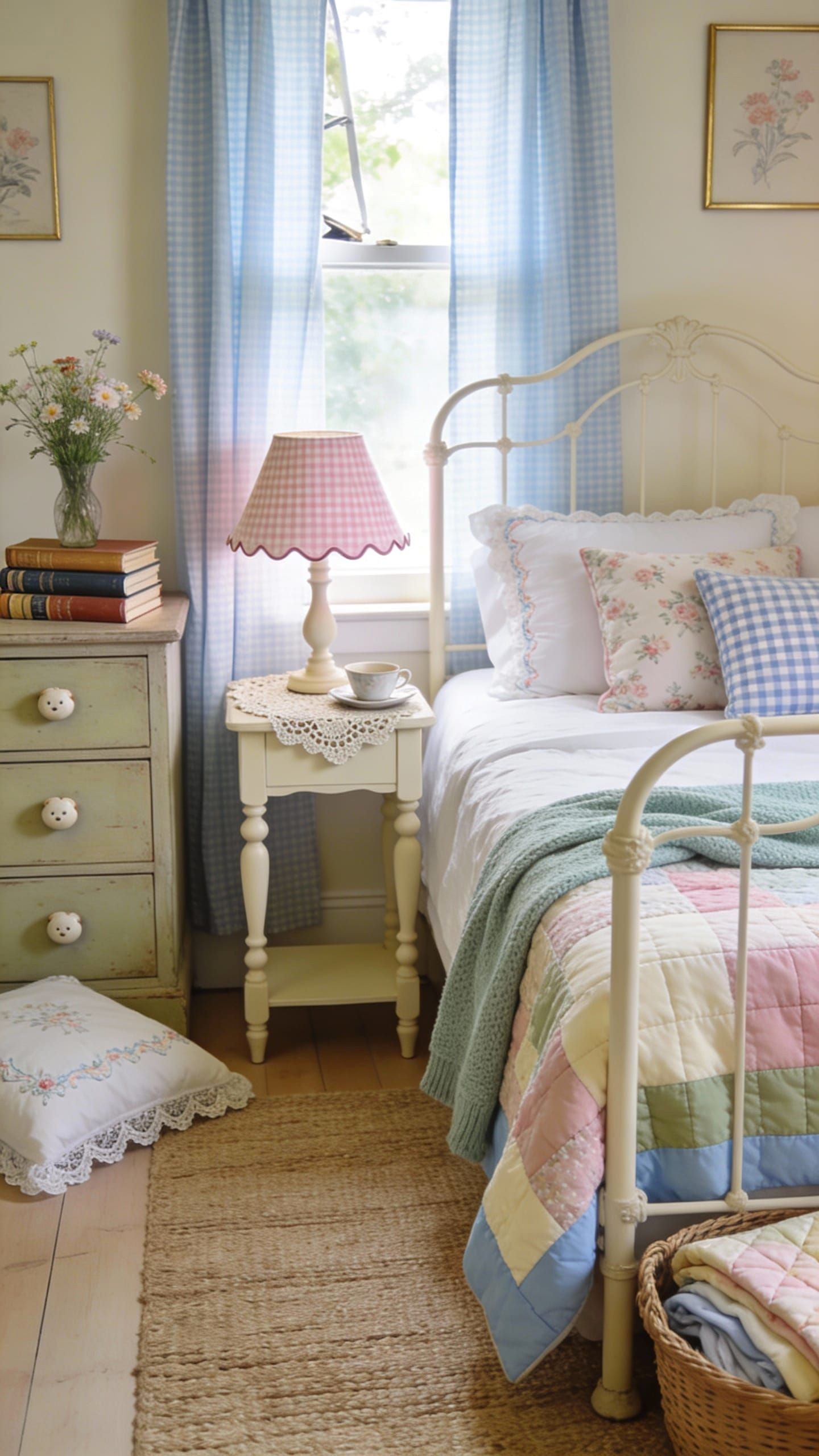 Pastel Color Palette in Bedroom