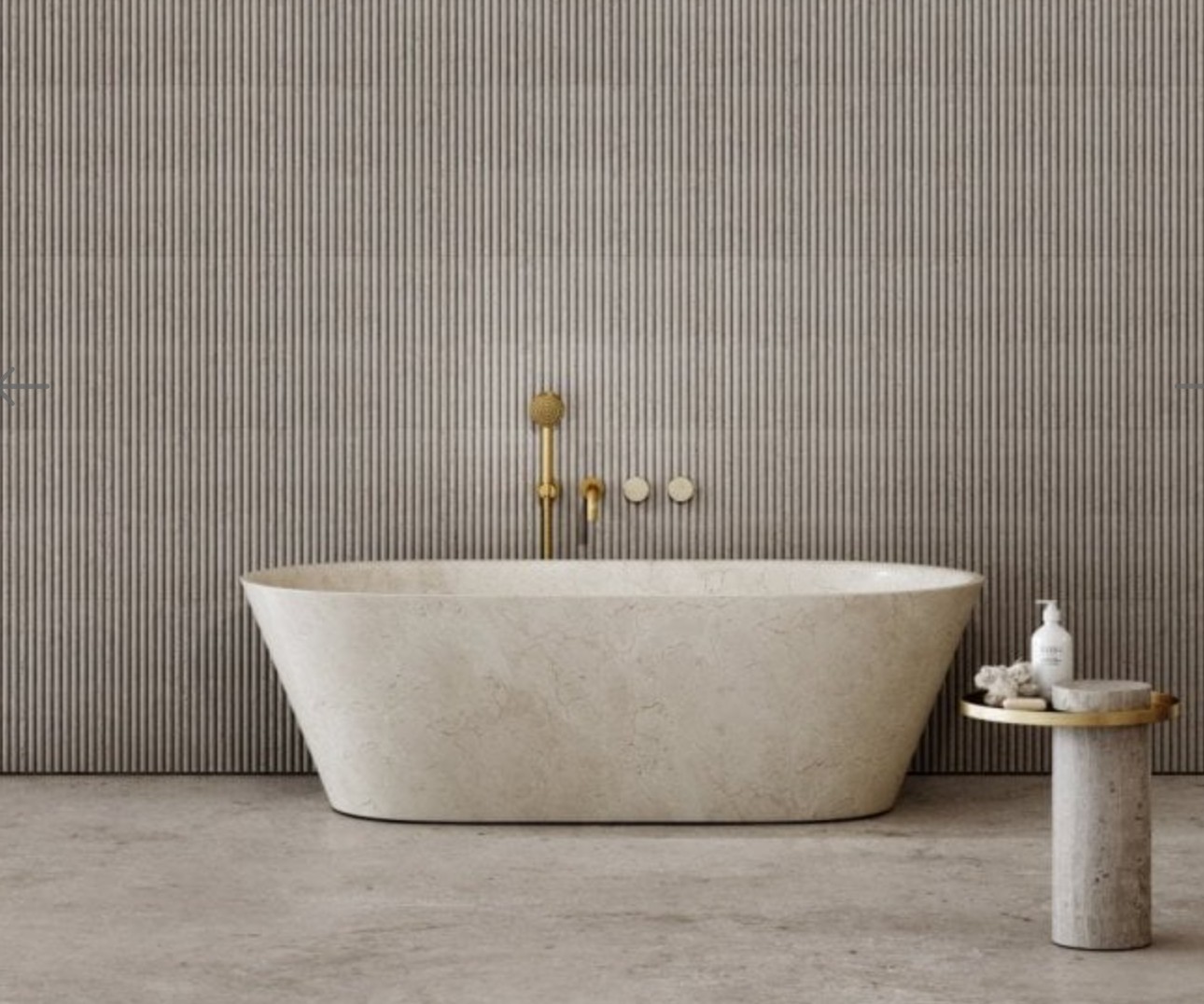 Marble Soaking Tub Surround