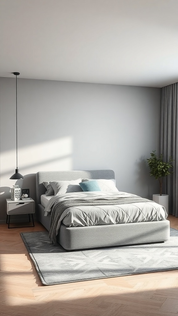 Wall-Mounted Nightstands to Free Up Floor Space