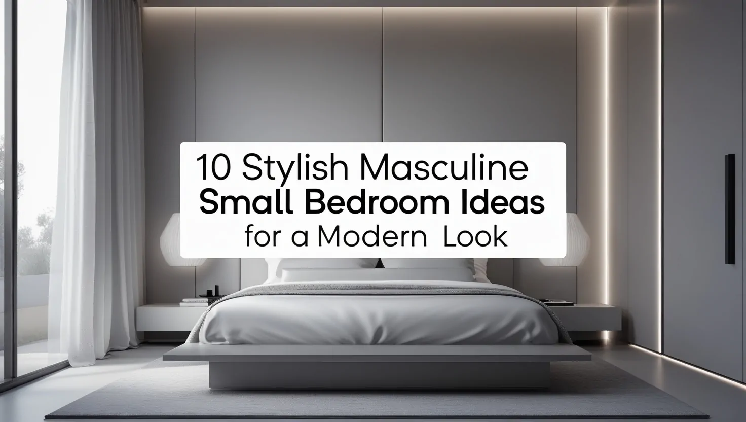 15 Masculine Small Bedroom Ideas for a Modern Look Hero