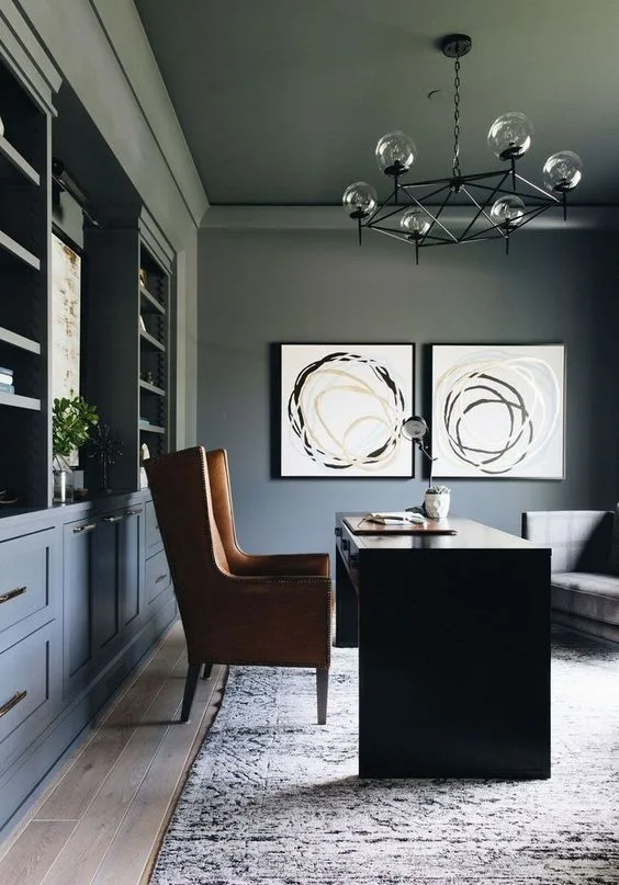 12. Dark, Tailored Curtains for a Refined, Enclosed Feel