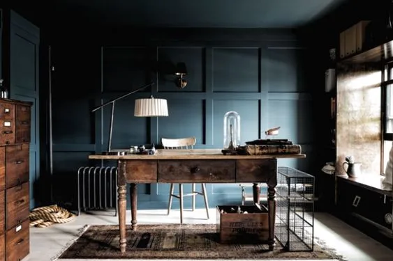 14. Wood-Paneled Walls for Warmth and Gravitas
