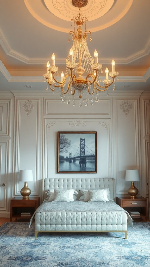 Layered Lighting (Chandelier, Sconces, Lamps)