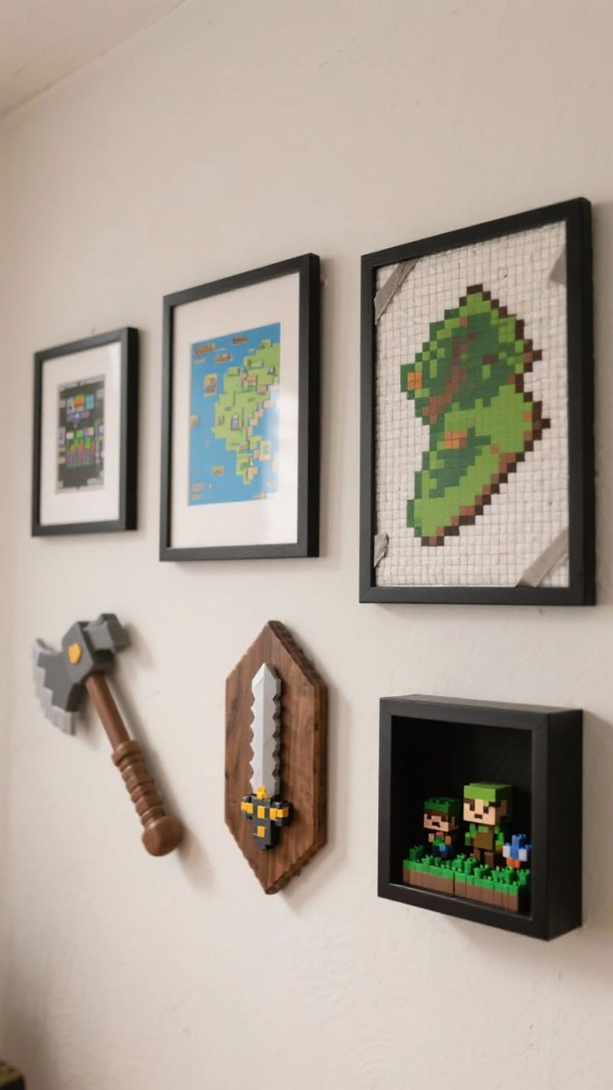 Stackable Timber Storage Crates with Black Metal Hardware in Kids Room