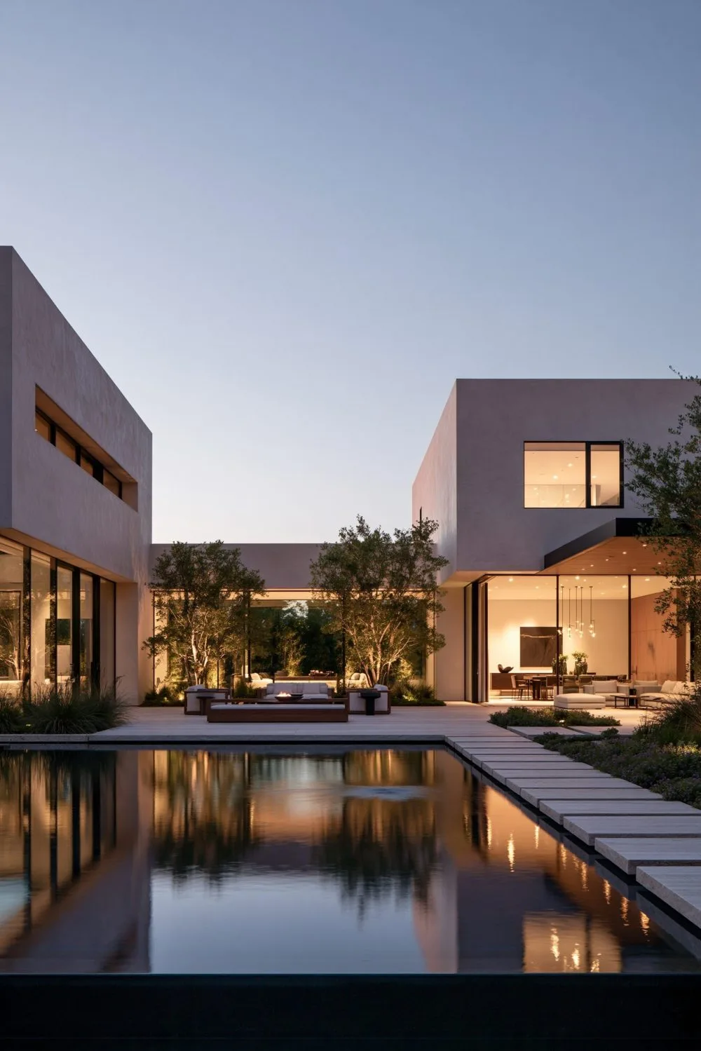 5. A Primary Suite Wing with a Private Sitting Area and Spa-Style Bathroom