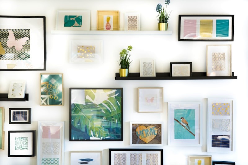 Minimalist Line-Drawing Mural
