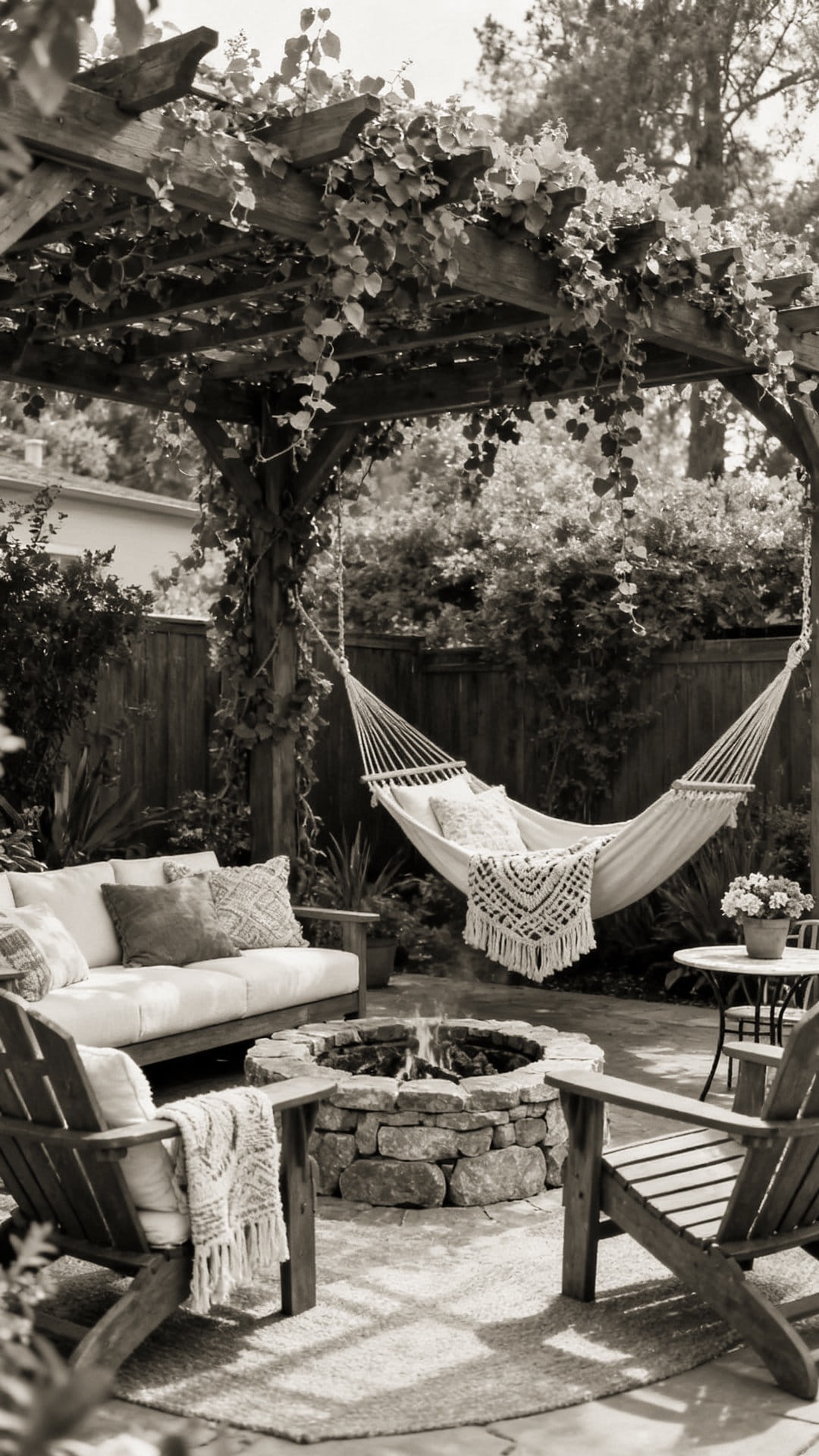 A Cozy Hammock Chair or Swing