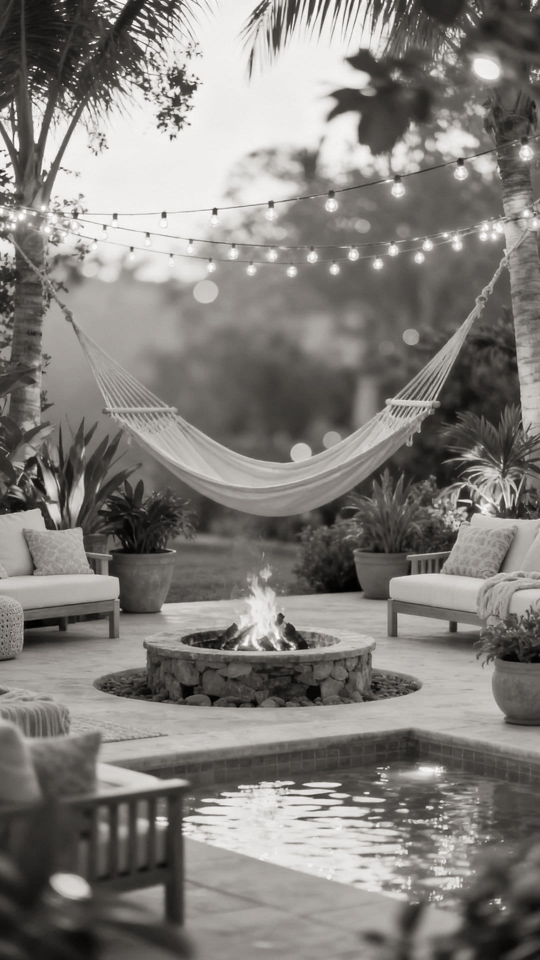 A Stargazing Deck with Comfortable Loungers
