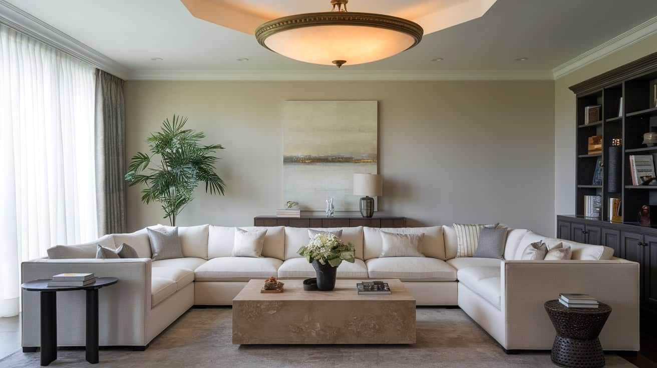 Living Room Ceiling Lighting Defining Lounge Zone