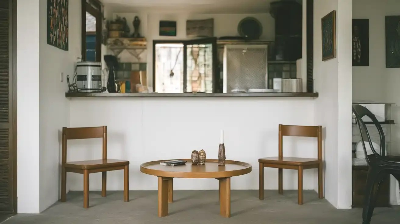 Nesting Coffee Tables in Flexible Open Concept Lounge