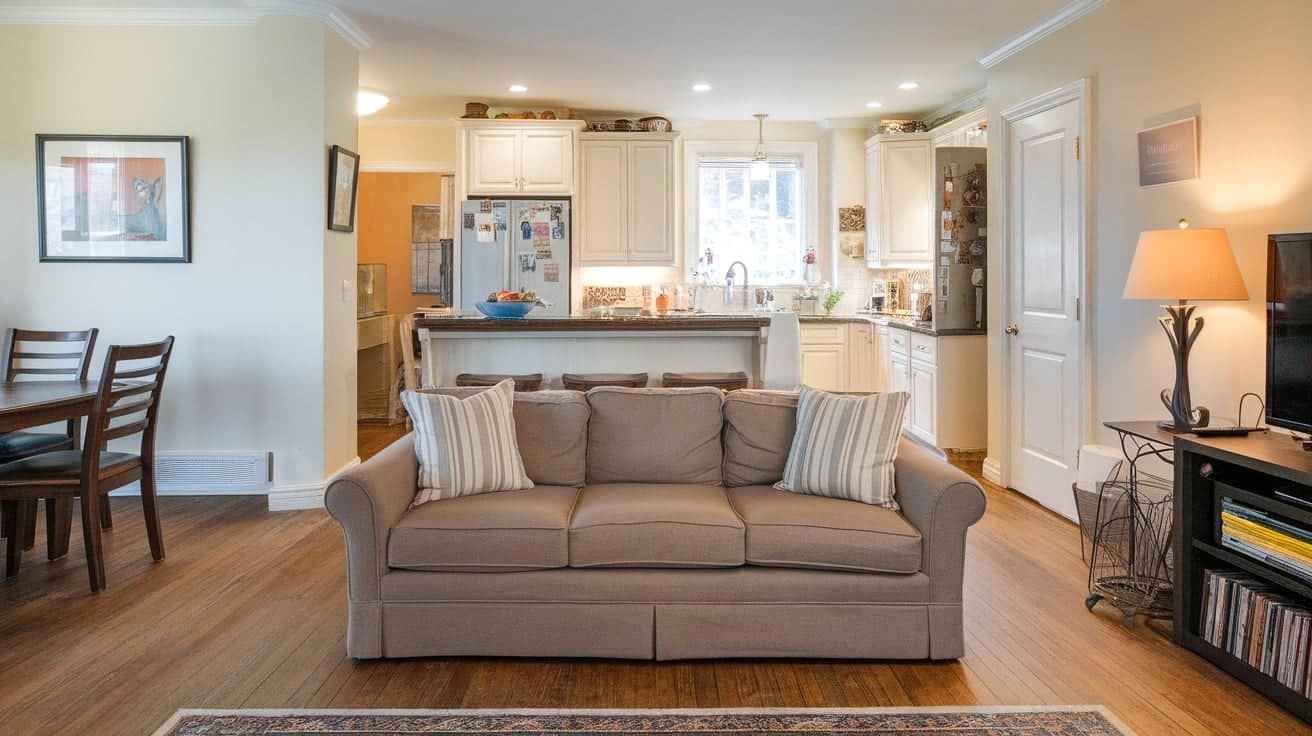 Strategic Sofa Placement Defining Open Concept Zones