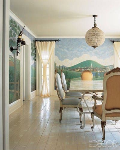 Painted Floor Mimicking Cement Tile in Bathroom