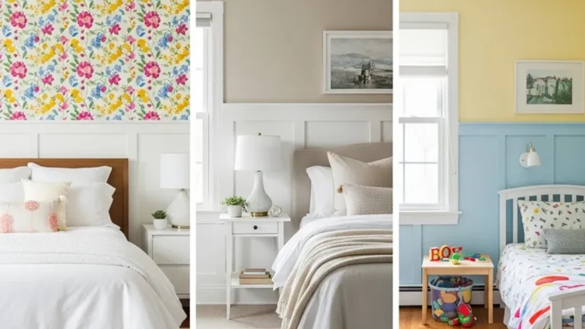 Wainscoting paneling for a traditional, elevated look