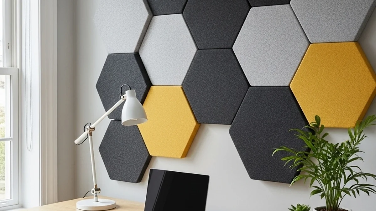 Textured acoustic panels for a modern, tactile accent