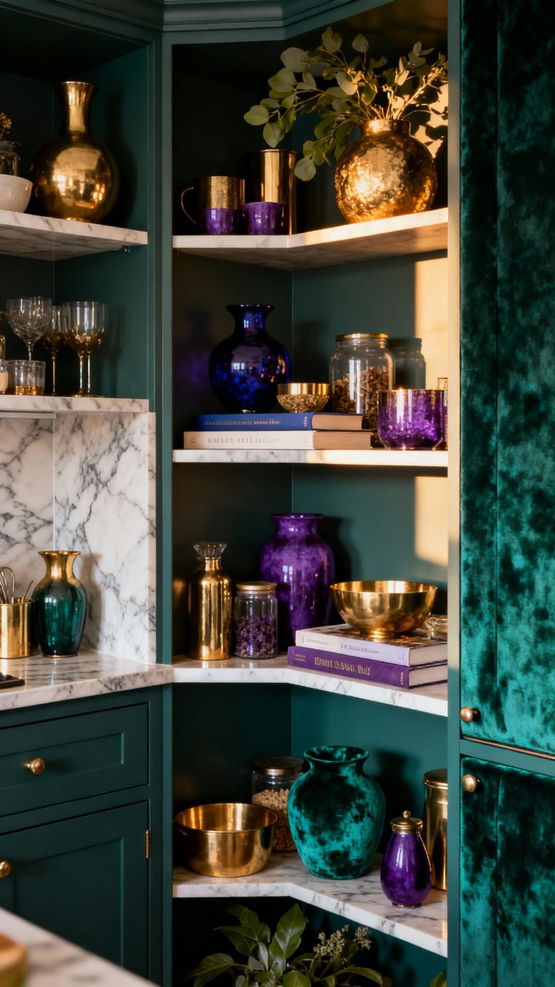 L-shaped Corner Drawers for Deep Storage