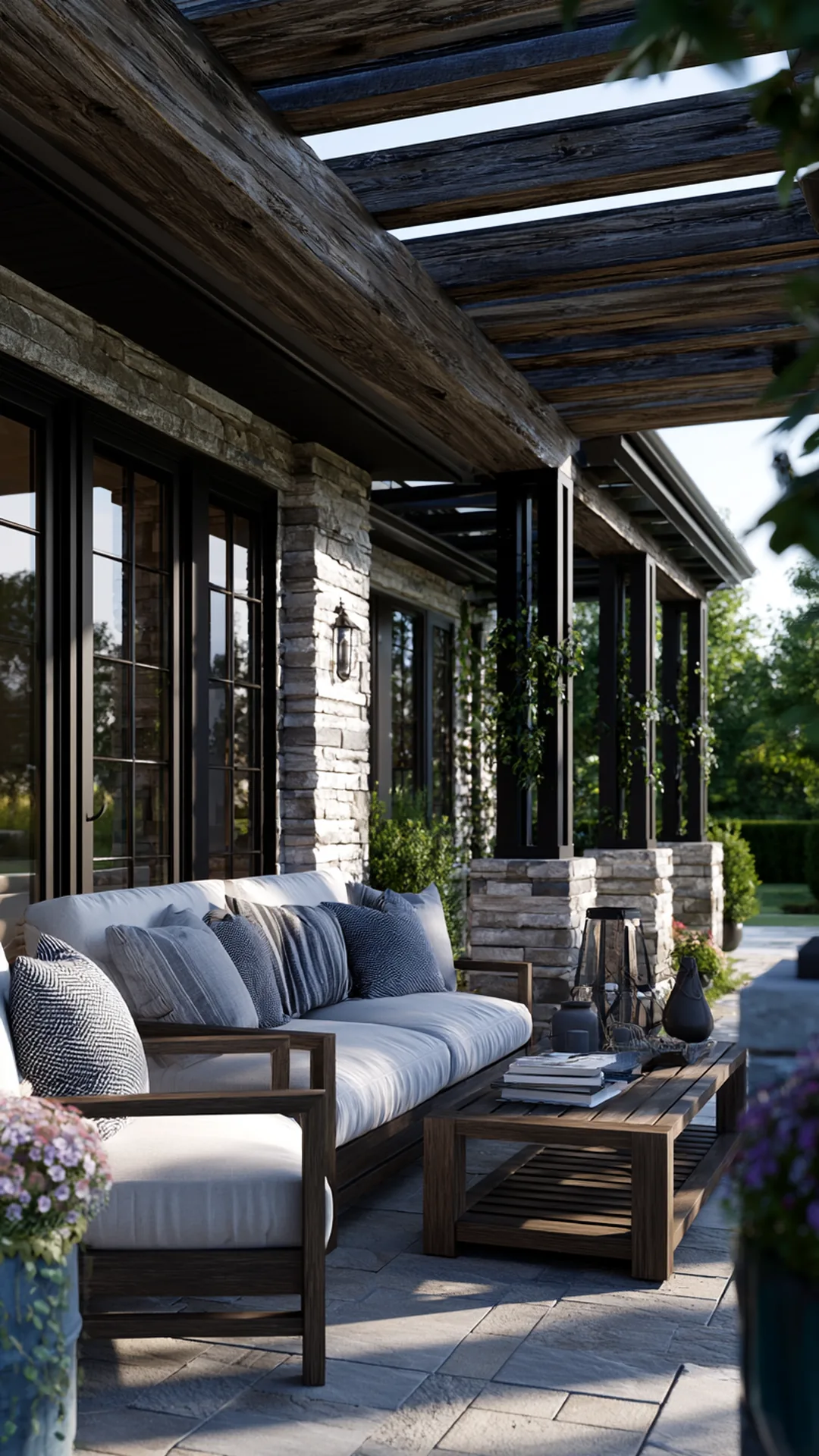 Freestanding Pergola as a Garden Focal Point