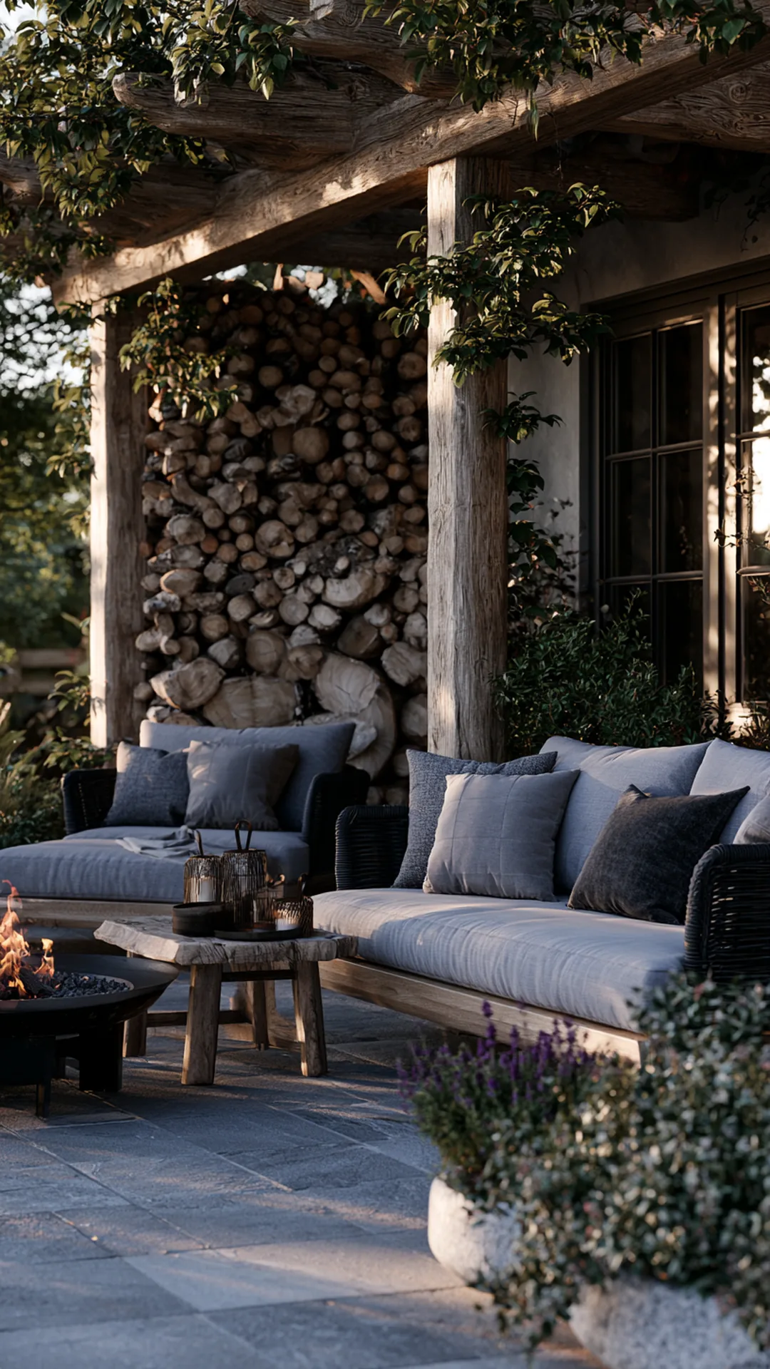 Modern Black Metal Pergola for a Sleek Look