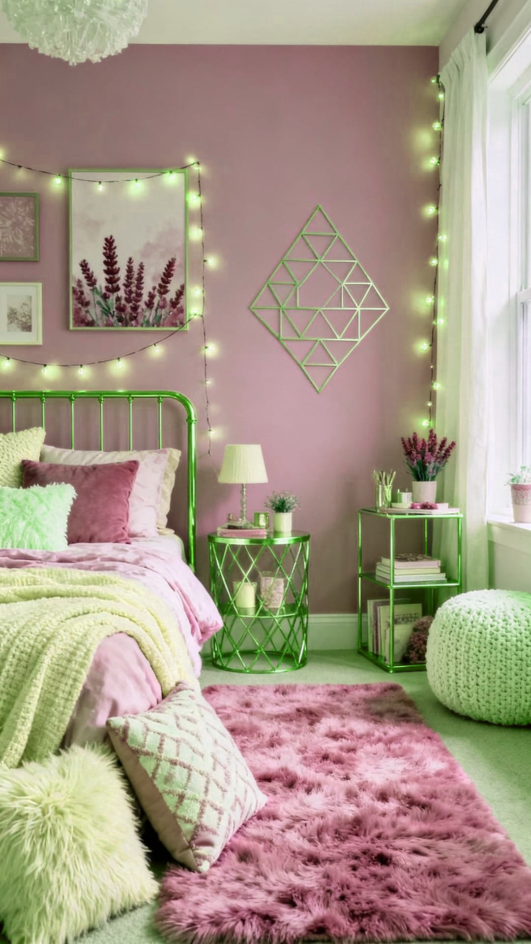 Pink and Gold Accents for a Glam Touch