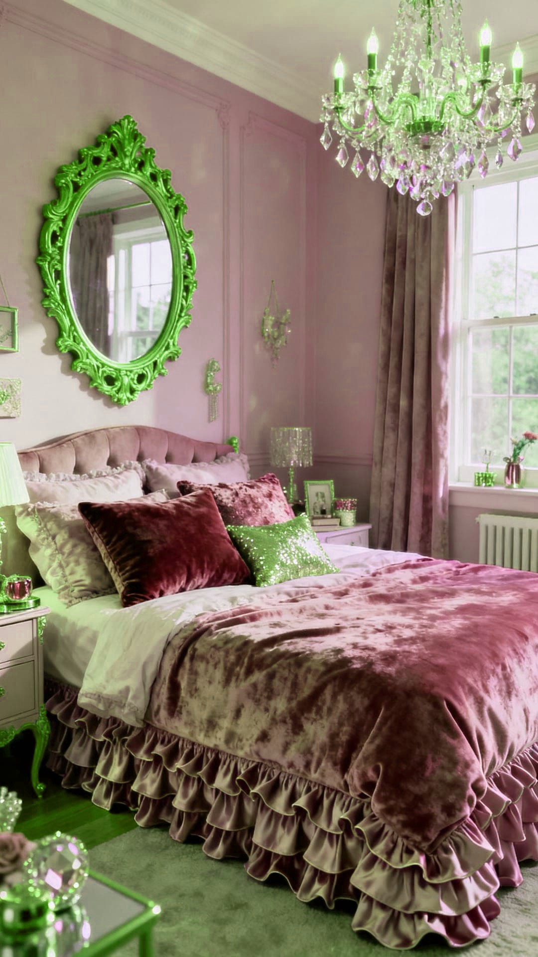 Pink Paired with Tie-Dye or Pattern-Mixed Textiles