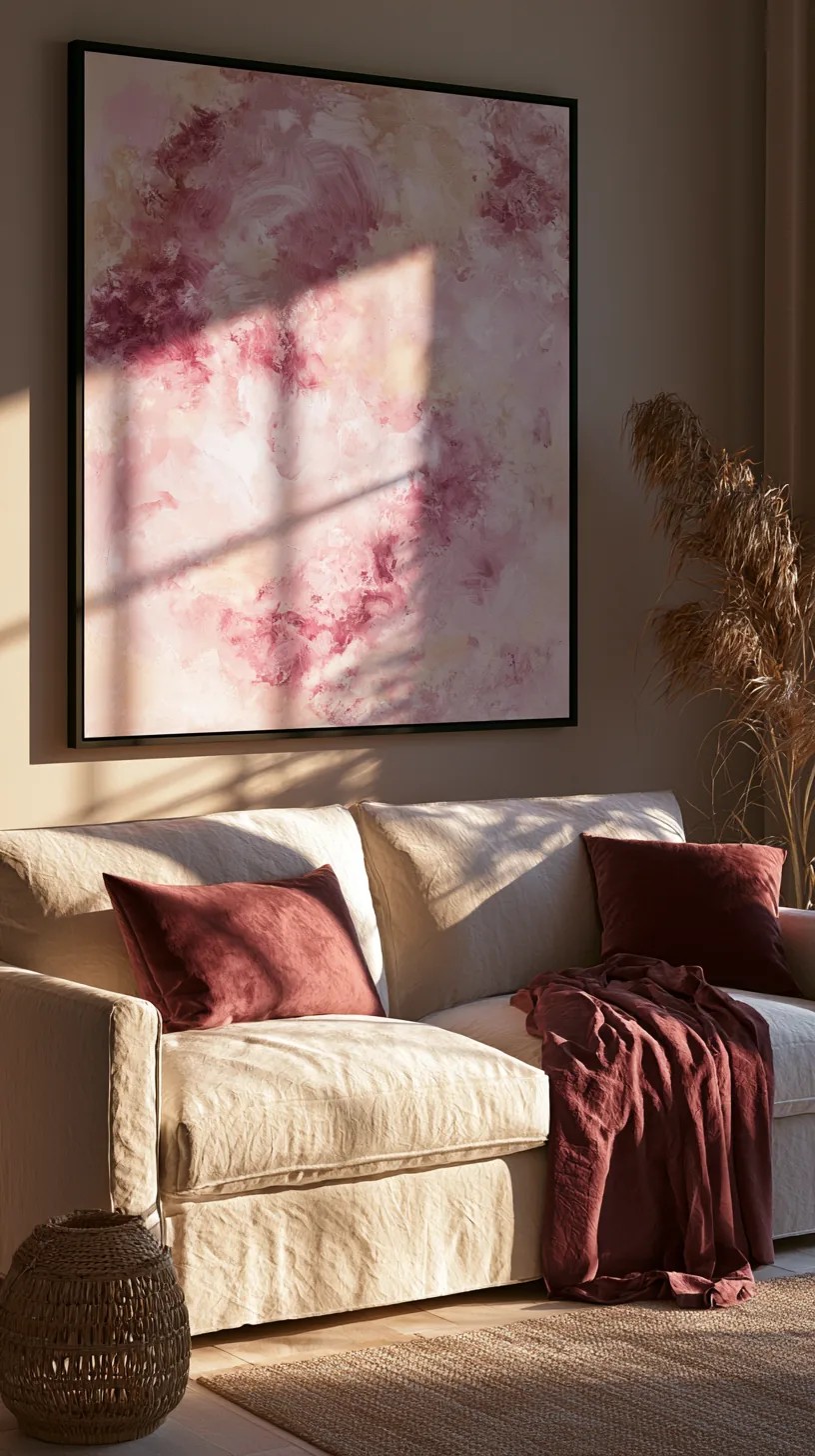 Pink Paired with Warm Brass Accents