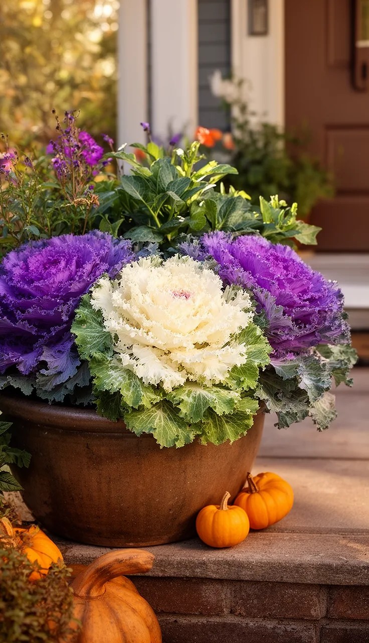 Deep Burgundy and Orange Mum Color Combinations
