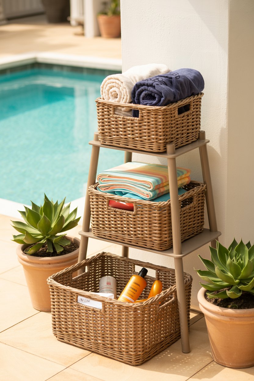 15. A Pop-Up Mesh Laundry-Style Hamper for Quick, Breathable Storage