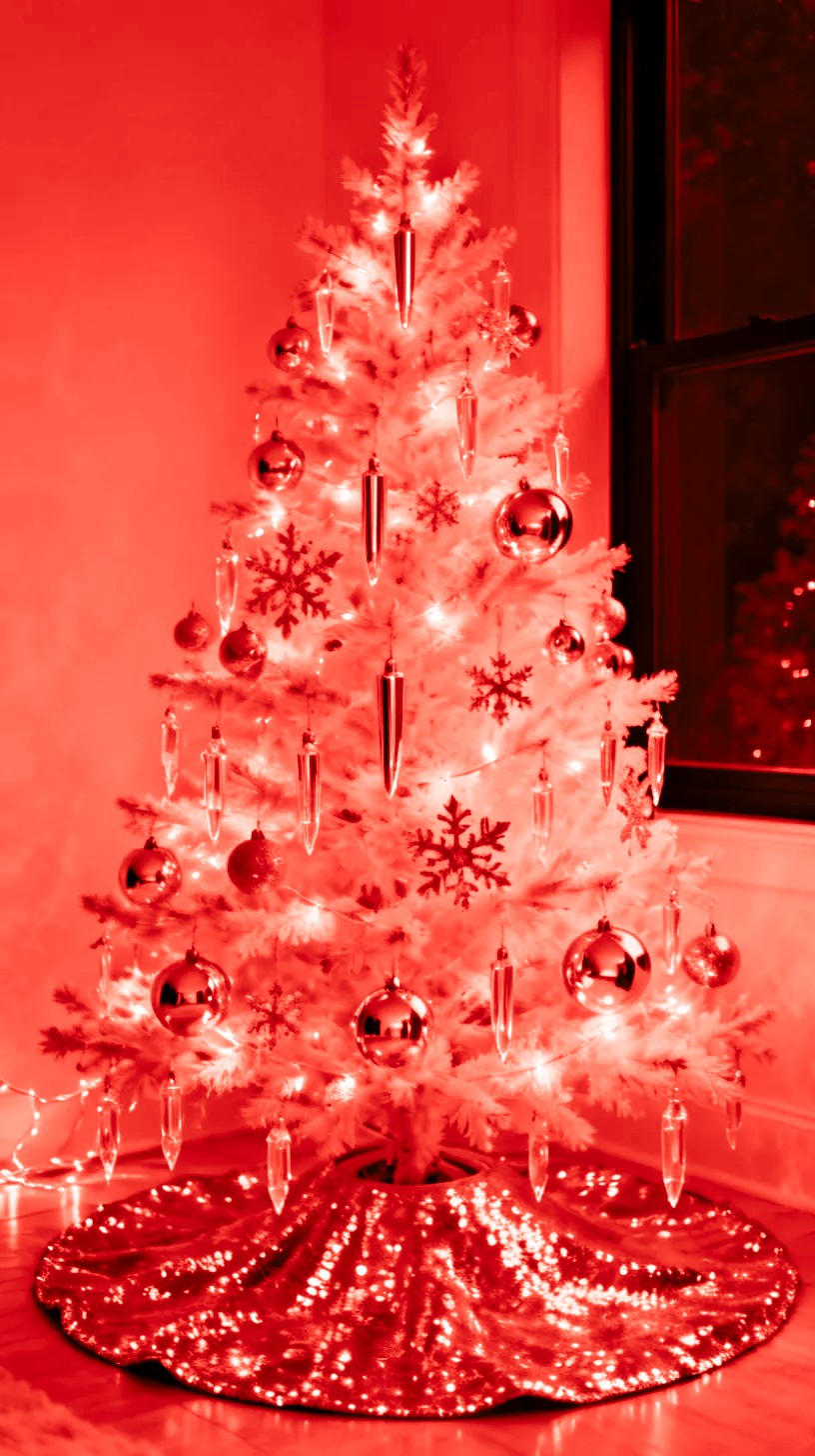 Red and White Candy-Cane-Inspired Styling
