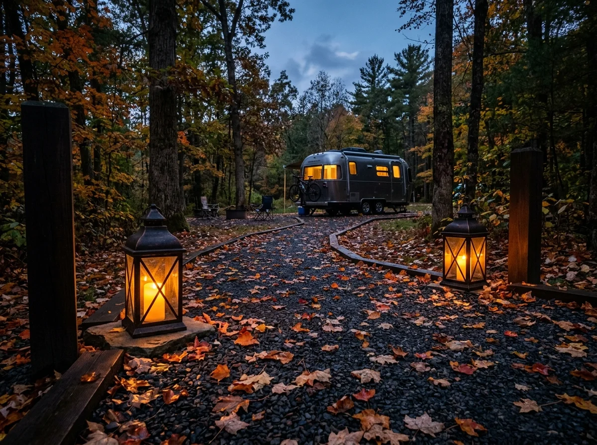 6. Weatherproof Outdoor Lanterns for the Campsite Entrance