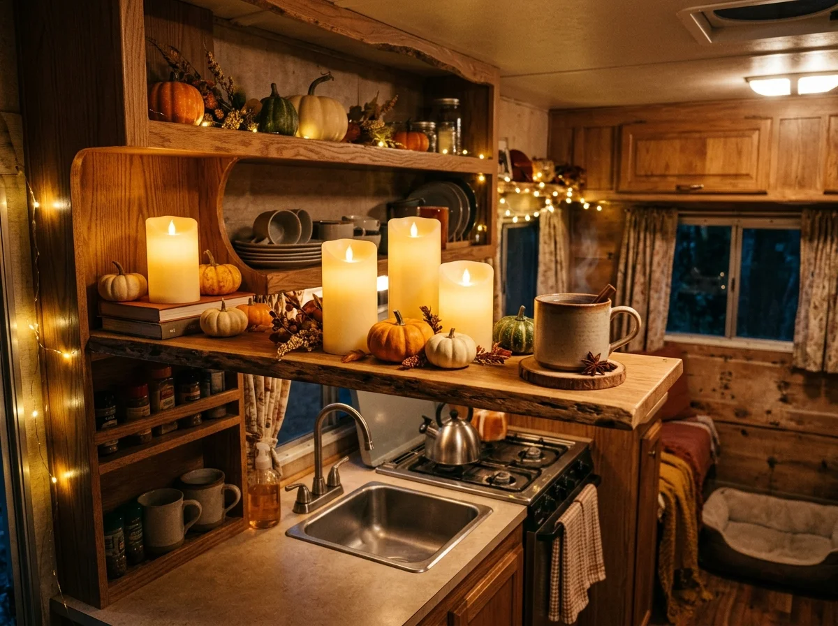 8. Battery-Operated Flameless Candles for Safe Interior Ambiance