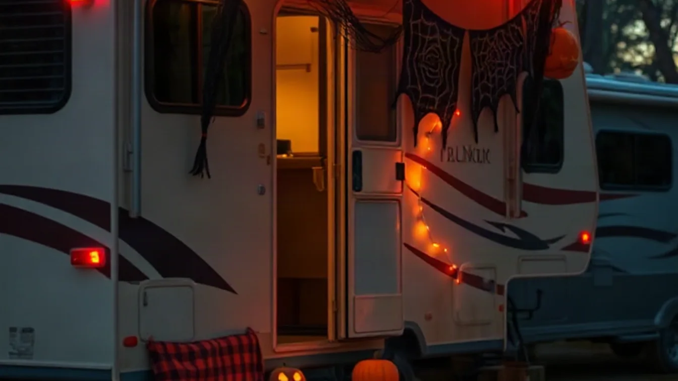 20 RV Halloween Decorating Ideas That Look Good on the Road Hero