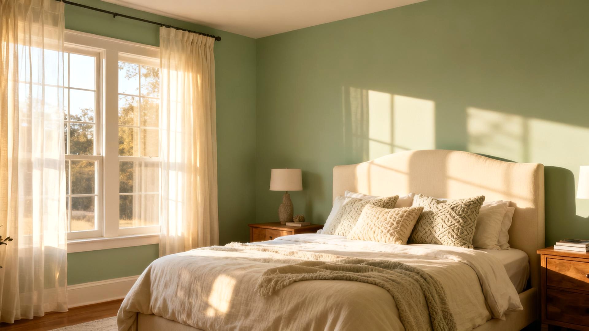 20 Sage Green and Cream Bedroom Ideas Hero