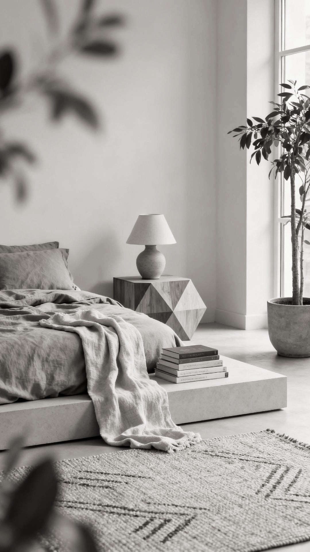 Cream and Sage Layered Rugs for Texture