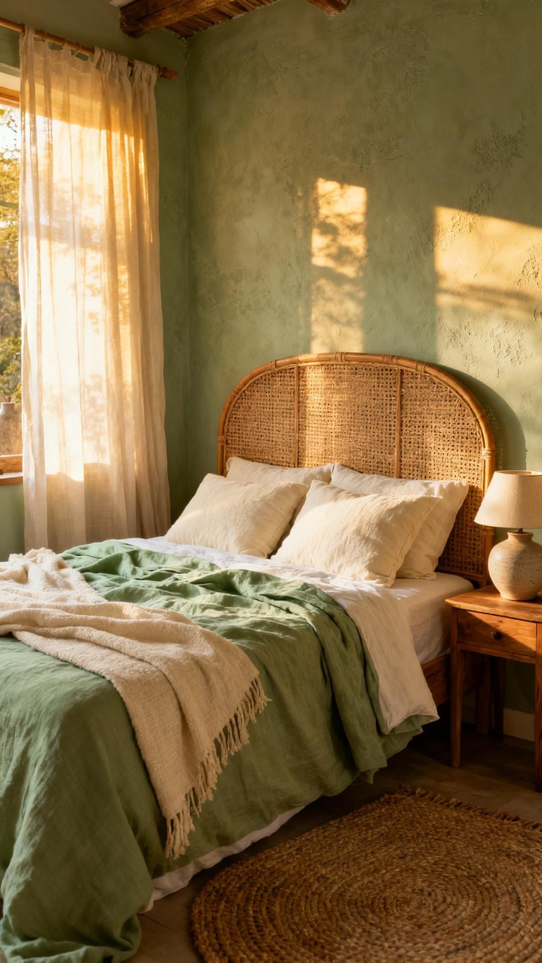 Sage and Cream Mixed with Warm Terracotta