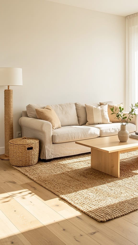 Open Shelving Styled with Light, Minimal Decor