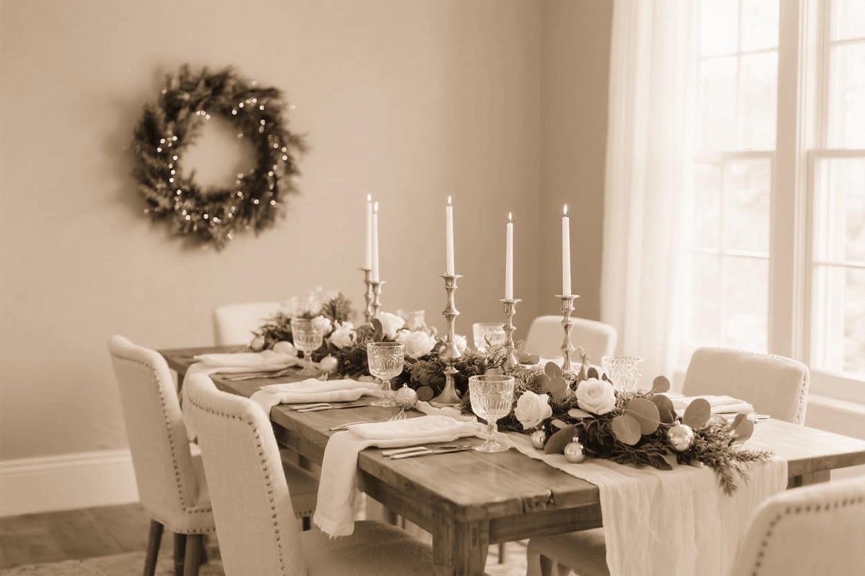 A Dramatic, Oversized Floral and Greenery Centerpiece