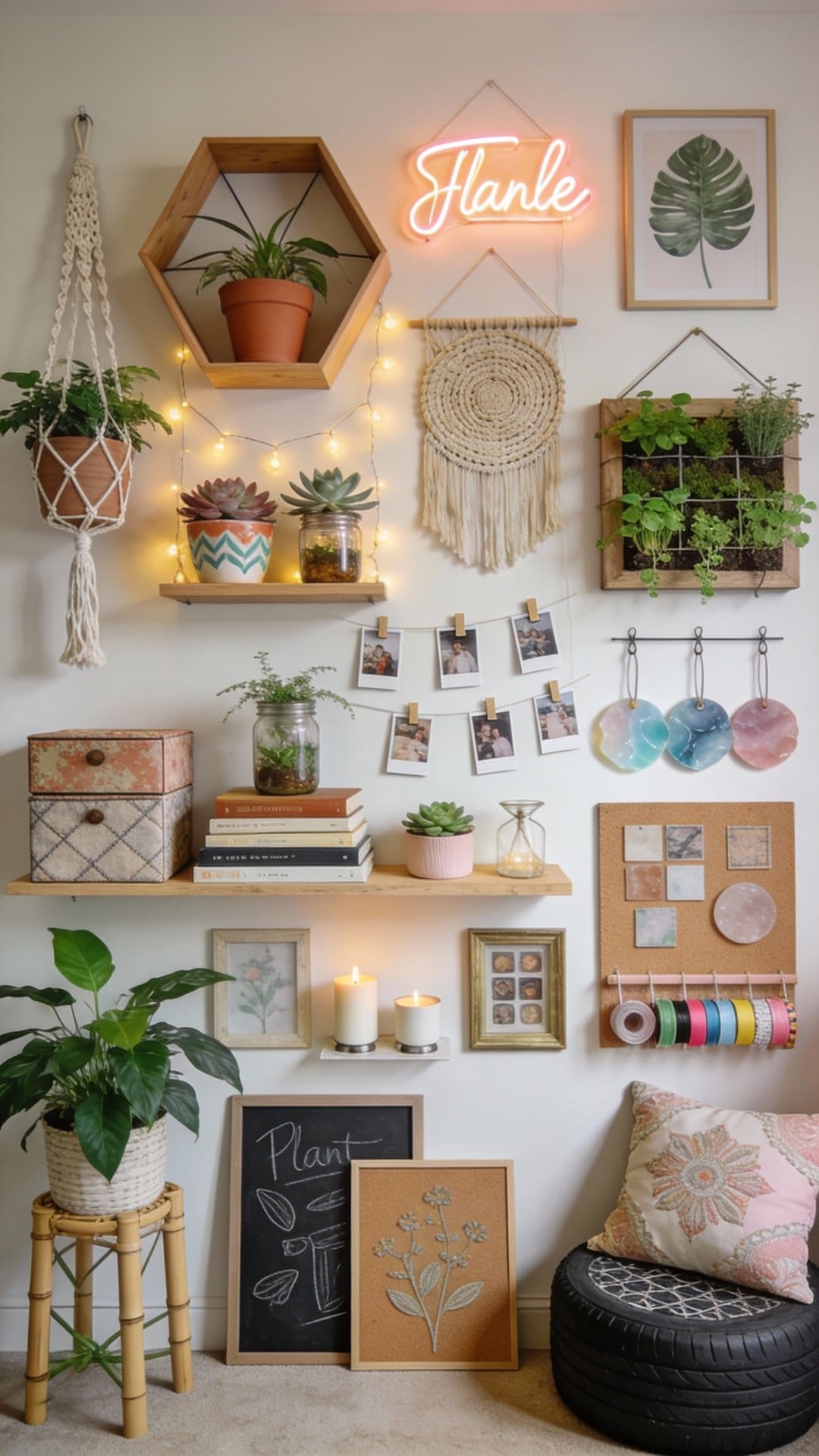 A DIY Record or Poster Display Wall