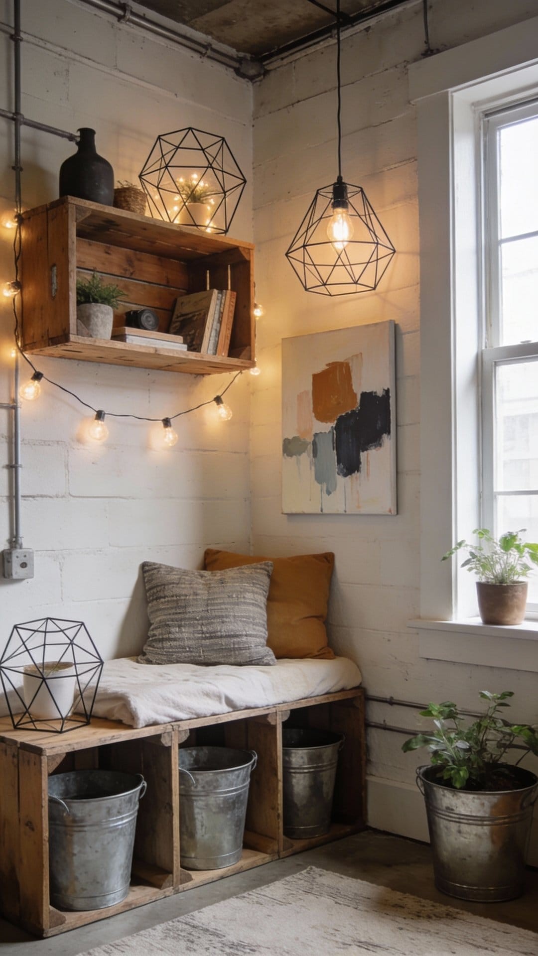 DIY String Lights with Photo Clips for Ambiance
