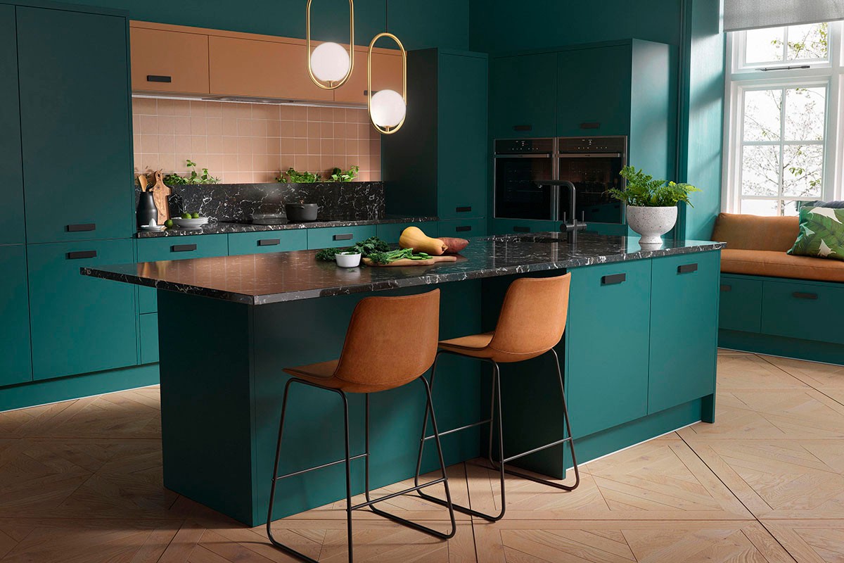 Warm Wood Tone Cabinetry