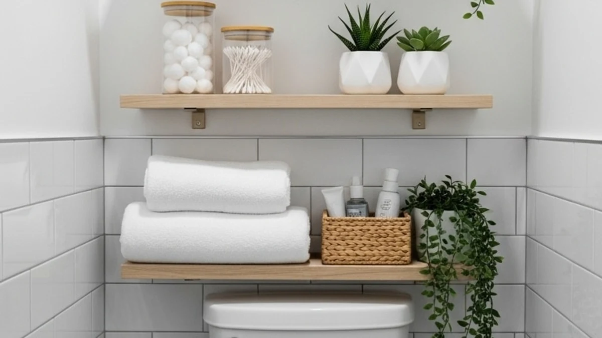 A mini succulent or air plant for low-maintenance greenery