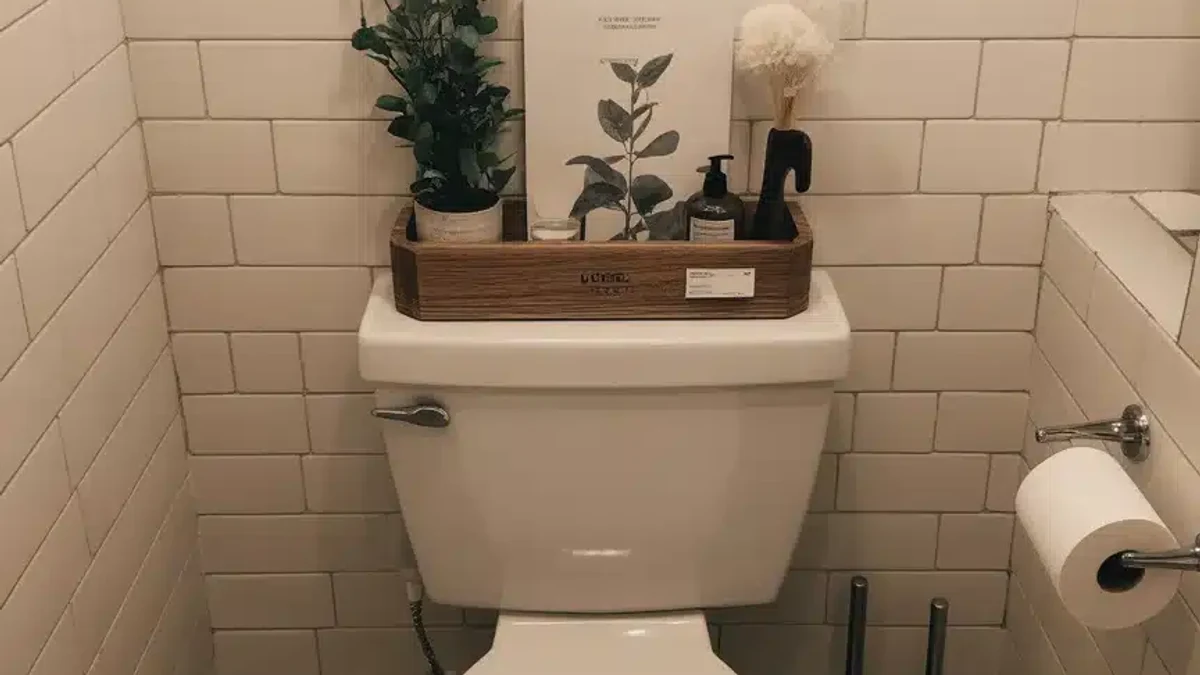 A decorative soap dish for guest hand soap