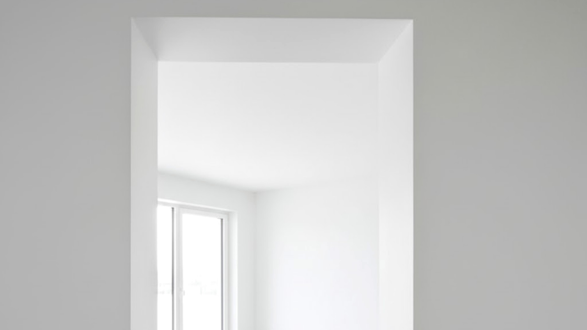 Flush Trimless Door Frame in Minimalist Interior