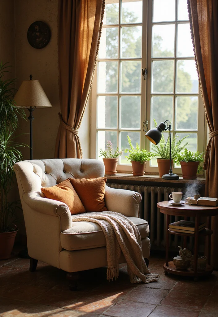 2. A Built-In Bookshelf with Warm, Carved Wood Detailing