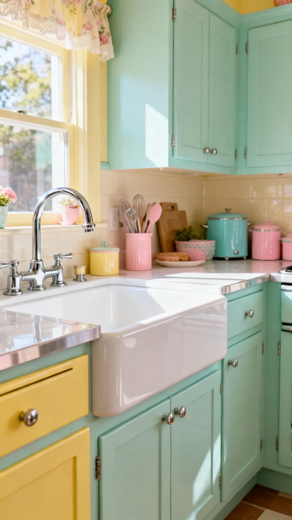 Vintage-Inspired Retro Refrigerator as a Statement Piece