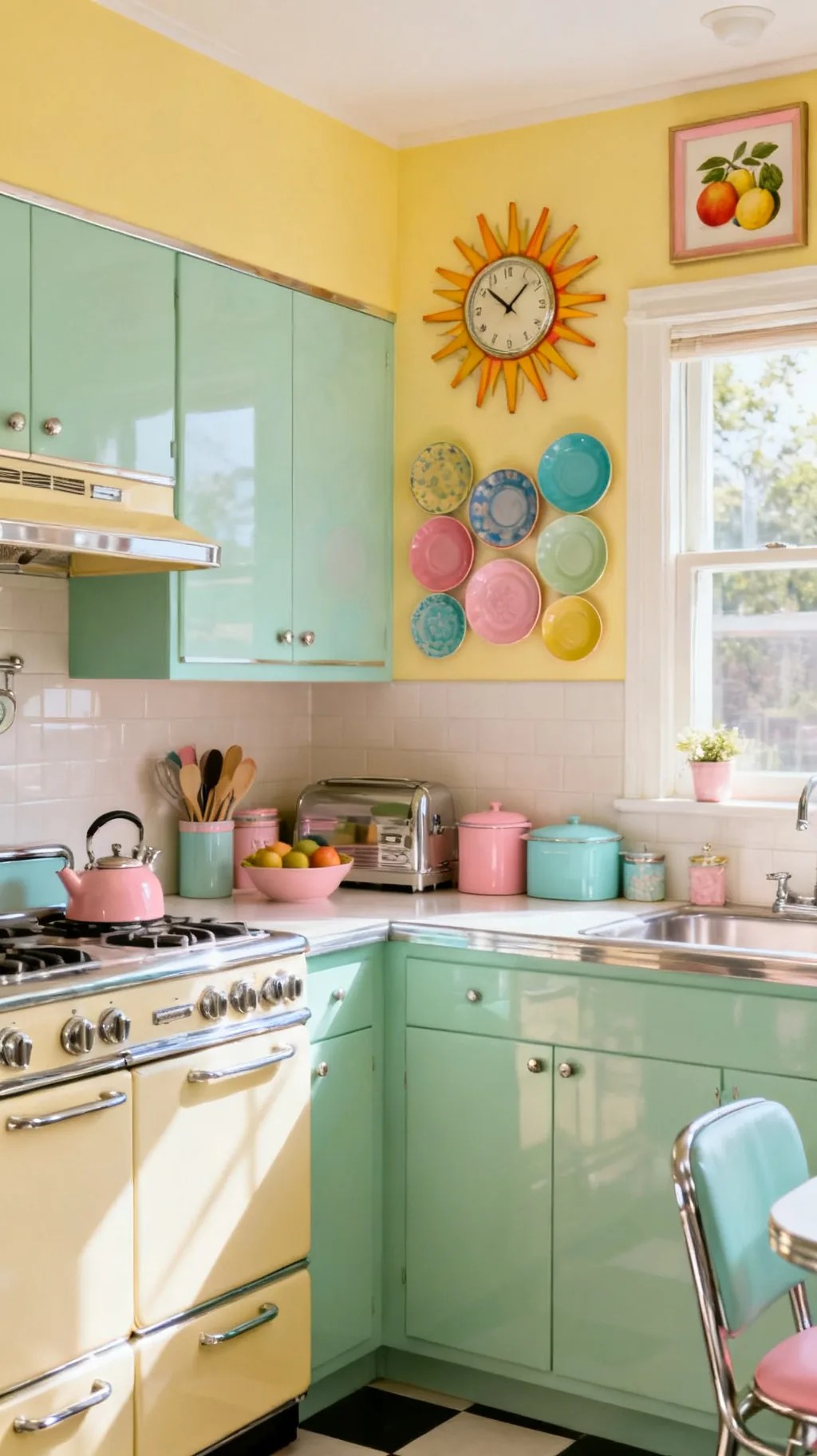 Open Shelving Styled with Vintage Dishware