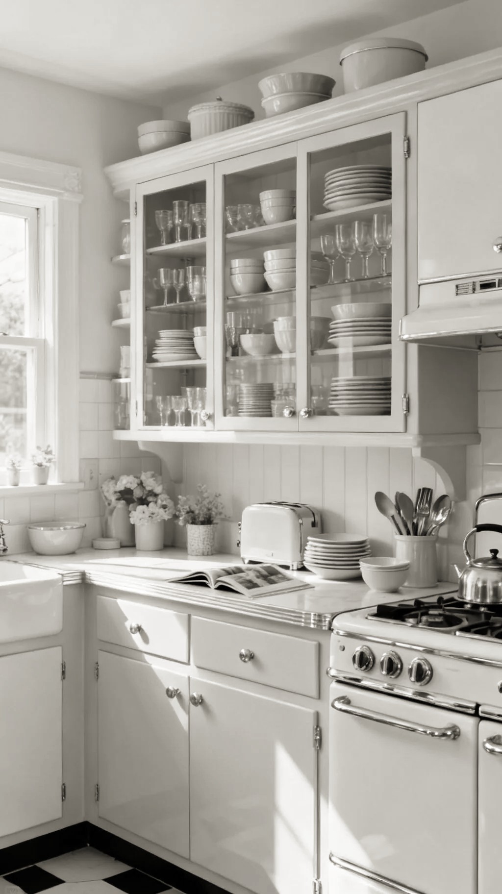 A Vintage Kitchen Table and Mismatched Chairs