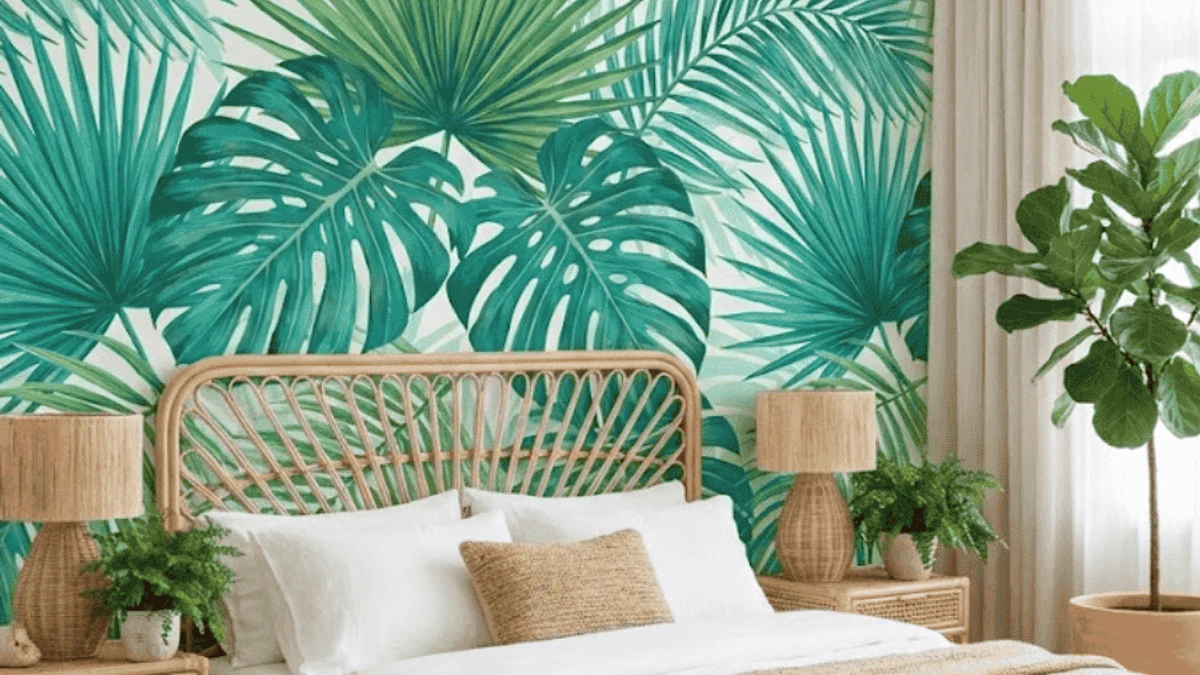 A tropical leaf print for a bold, lush statement