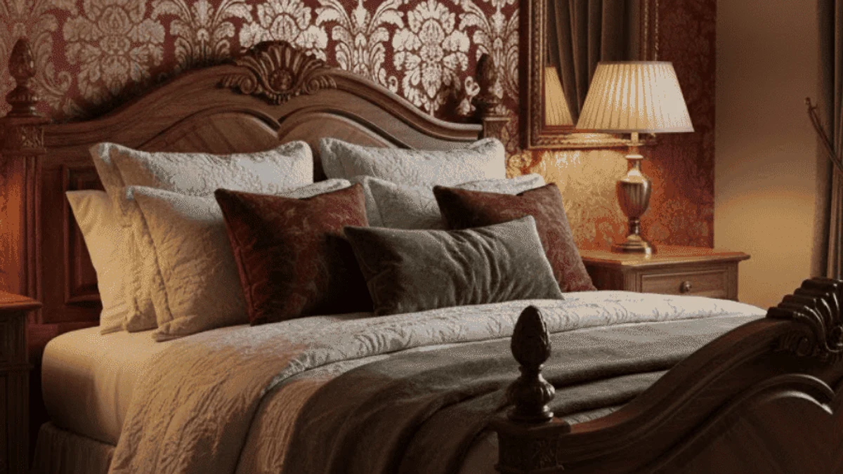 A vintage-inspired damask pattern for classic elegance