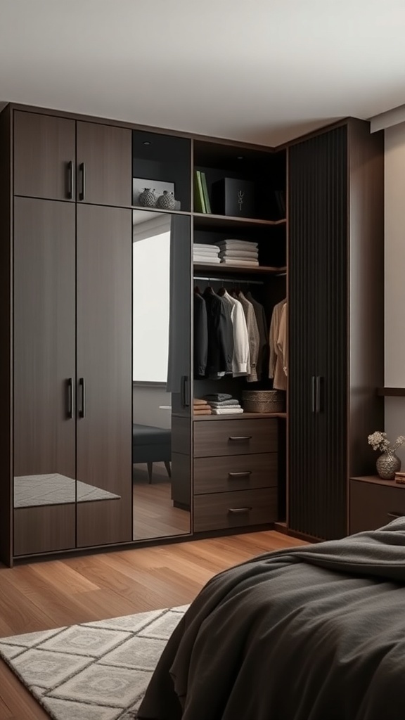 Fluted Paneling and Textured Architectural Wardrobe Doors